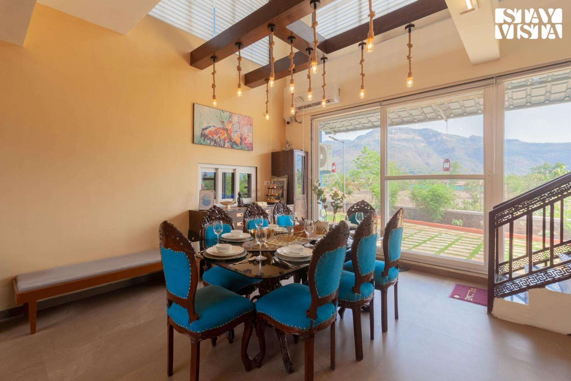 Stayvista'S Hillside Meadows - Mountainside Retreat With Farm View, Pool & Deck, Lawn & Gazebo Chinchavli Luaran gambar